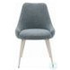 Laela Blue Boucle and Bone White Side Chair Set of 2