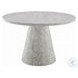 Kacey Engineered Stone 47" Round Dining Table