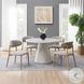 Kacey Engineered Stone 47" Round Dining Table