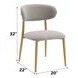 Kacey Gray Upholstered Side Chair Set of 2
