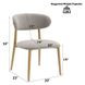 Kacey Gray Upholstered Side Chair Set of 2