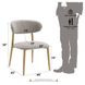 Kacey Gray Upholstered Side Chair Set of 2