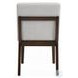 Edwyn Gray Linen and Espresso Side Chair Set of 2