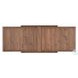 Mayah Walnut 94" Extendable Rectangular Dining Table