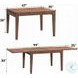 Mayah Walnut 94" Extendable Rectangular Dining Table