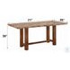 Gilsea Brown 71" Rectangular Dining Table