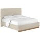 Portico Cuddle Natural and Sienna Queen Upholstered Panel Bedroom Set