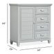 Harborwick Harbor Gray 4 Drawer Door Chest