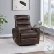Takami Brown Swivel Recliner