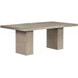 Lily Brown 60" Rectangular Dining Table