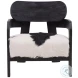 Raphae Black And White Occasional Chair