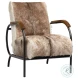 Lane Natural Brown And Black Occasional Chair
