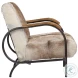 Lane Natural Brown And Black Occasional Chair