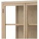 Isla Light Natural 4 Door Display Cabinet