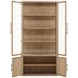 Isla Light Natural 4 Door Display Cabinet