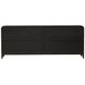 Ariston Black and Natural 4 Glass Door Sideboard
