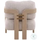 Chave Cream And Light Natural Occasional Chair