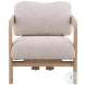 Chave Cream And Light Natural Occasional Chair