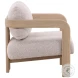 Chave Cream And Light Natural Occasional Chair