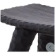 Quilla Black Stool