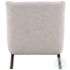 Wesso Cream And Brown Occasional Chair