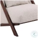 Wesso Cream And Brown Occasional Chair