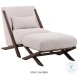 Wesso Cream And Brown Occasional Chair