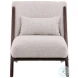 Wesso Cream And Brown Occasional Chair