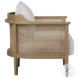 Mier Natural And Off White Upholstery Occasional Chair