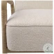 Clyd Ivory Upholstery And Natural Occasional Chair