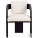 Marav Cream And Black Dining Chair