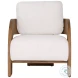 Marav Beige And Natural Occasional Chair