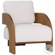 Marav Beige And Natural Occasional Chair