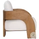 Marav Beige And Natural Occasional Chair