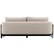 Magal Edwin Beige And Coffee Wood Sofa