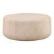 Kassia Faux Travertine Lightweight Concrete Round Outdoor Coffee Table