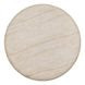Kassia Faux Travertine Lightweight Concrete Round Outdoor Coffee Table