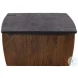Trin Black And Natural Coffee Table