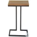 Felip Medium Brown Sealed on Black Side Table
