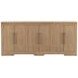 Delacruz Natural 6 Door Sideboard