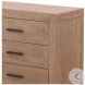 Emmaly Light Warm Wash And Black Handles Dresser