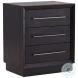 Humphrey Black And Antique Nickel Handles Nightstand