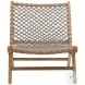 Mari Natural Wood And Taupe Rope Outdoor Occasional Chair