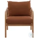 Aime Sienna And Natural Outdoor Occasional Chair