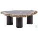 Darnel Natural And Black Small Coffee Table