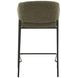 Cathey Olive Upholstered Counter Height Stool Set of 2