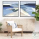 Lil Natural Wood And Rattan And Off White Fabric Occasional Chair