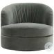 Azur Sapphire Sage Swivel Chair