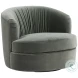 Azur Sapphire Sage Swivel Chair