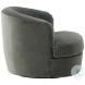 Azur Sapphire Sage Swivel Chair